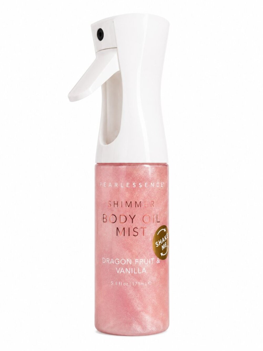 Pearlessence Shimmer Body Oil Mist Dragon Fruit & Vanilla 5.8 fl oz / 171 mL